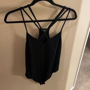 Strappy Black Bodysuit
